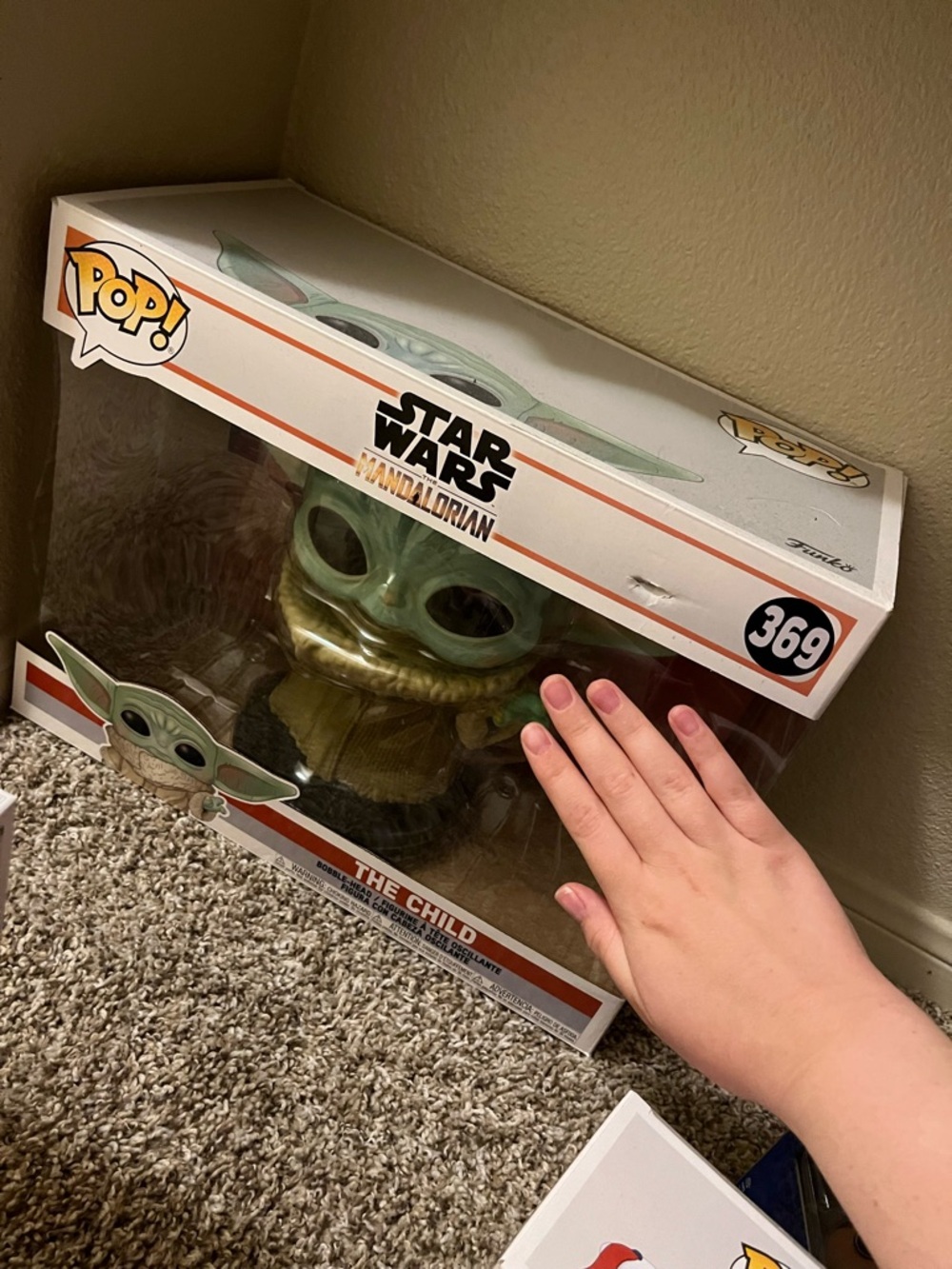 Funko Pop! The Child (Grogu) #369 - Star Wars The Mandalorian - Green JUMBO
